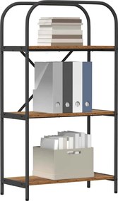 vidaXL Ράφι Βιβλίων 3 επιπέδων 60 x 30 x 109 εκ Επεξεργασμένο ξύλο
