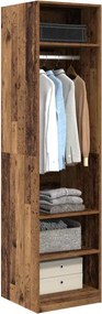 vidaXL Ντουλάπι Παλιό ξύλο 50 x 50 x 200 cm Επεξεργασμένο Ξύλο