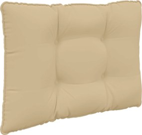 vidaXL Μαξιλάρι Καναπέ Εξωτερικού Χώρου 2 pcs Μπεζ Πολυεστέρας