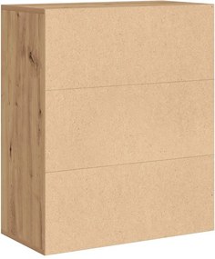 vidaXL Βιβλιοθήκη Artisan Δρυς 60x30x71,5 εκ. Επεξεργασμένο Ξύλο