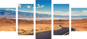 Δρόμος με εικόνα 5 τμημάτων στη μέση της χώρας - 100x50