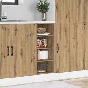vidaXL Κάτω ντουλάπι Riga Artisan Oak 30x44,5x81,5 cm