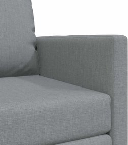 vidaXL Κρεβάτι καναπές 60cm Ανοιχτό γκρι ύφασμα