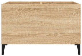 vidaXL Δισκοθήκη Sonoma Δρυς 74,5 x 38 x 48 εκ. από Επεξεργασμένο Ξύλο