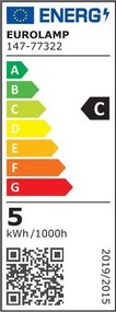 Λάμπα LED Eurolamp E14/4.9W/3000K/806Lm 147-77322