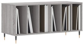vidaXL Έπιπλο Δίσκων Γκρι Sonoma 100x38x48 εκ. από Επεξεργασμένο Ξύλο