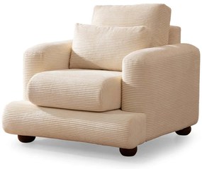 Πολυθρόνα River 560ARE1836 100x105x90cm Beige