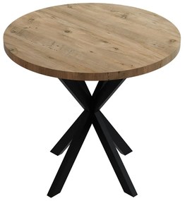 Τραπέζι Kalipso 321-000095 Φ70x75cm Natural-Black