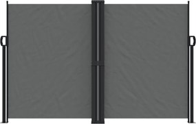 vidaXL Σκίαστρο Πλαϊνό Συρόμενο Ανθρακί 160 x 1200 εκ.