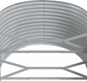 vidaXL Ζαρντινιέρα Ανθρακί 322x40x68 εκ Γαλβανισμένος χάλυβας
