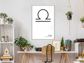 Αφίσα - Zodiac: Libra II - 20x30 - Χρυσό - Χωρίς πασπαρτού