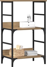 vidaXL Βιβλιοθήκη Αρτισιανή Δρυς 50x33x82 εκ. Επεξεργ. Ξύλο