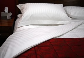 Παπλωματοθήκη Cotton Luxury Line Satin Stripe 2cm TC240 Cotton 100% 170x250