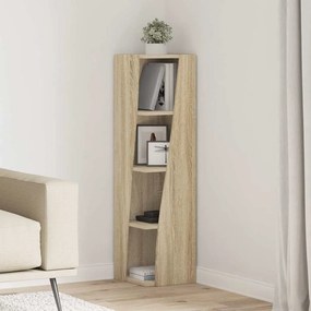 vidaXL Γωνιακό Ντουλάπι Δρύς Sonoma 27,5x27x102εκ Επεξεργασμένο ξύλο