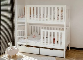 DAWID 80x160 white bunk bed Lano Furniture