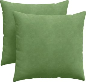 vidaXL Μαξιλάρι Καναπέ 2 pcs Ανοιχτό Πράσινο 45 x 45 cm
