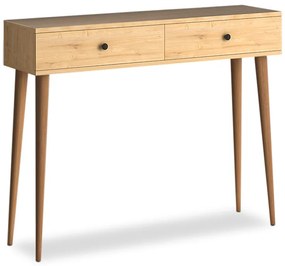 Κονσόλα μελαμίνης Alis Megapap χρώμα oak 110x29x88εκ.-GP022-0065,2
