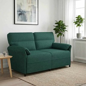 vidaXL Καναπές 100% πολυέστερ μεταλλικό πλαίσιο MDF, Κόντρα πλακέ