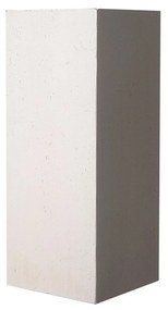 Supergreens Γλάστρα Πήλινη Κάθετη ''Rocky'' Γκρι Ανοιχτό M 27x27x60 εκ.