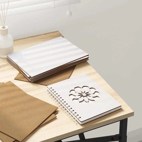 vidaXL Διακοσμητικά Πάνελ 12 pcs Λευκό 15 x 21 x 0.27 εκ.