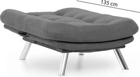 Πολυθρόνα Γκρι MISA SOLO 105x88x90