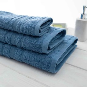 Πετσέτα Προσώπου (50x100) Vesta Sithonia 550gsm Μπλε 508-BLUE