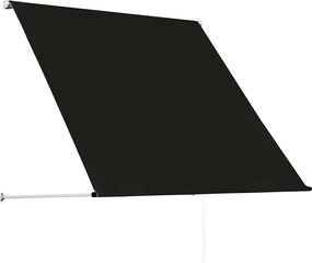 vidaXL Τέντα Συρόμενη Ανθρακί 100 x 150 εκ.