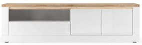 Έπιπλο Τηλεόρασης Ανθρακί Οξειδωμένο 121x43x57