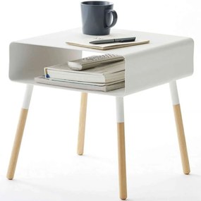 Βοηθητικό Τραπεζάκι Short YMZK4229 35x35x35cm Black-Natural