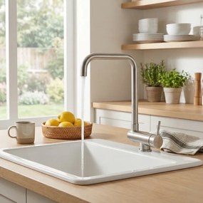 Tema Window 67005 Inox Matt – Μπαταρία Κουζίνας για Παραθύρο