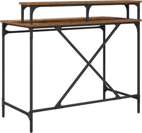 vidaXL Γραφείο Παλιό Ξύλο 100 x 50 x 90 cm Επεξεργασμένο ξύλο