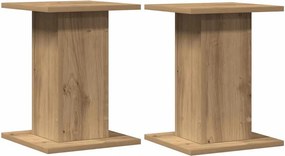 vidaXL Βάσεις Ηχείων 2 τεμ. Αρτισιανή Δρυς 30x30x40 εκ. Επεξ. Ξύλο