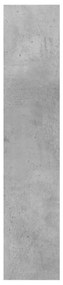 Ραφιέρα Τοίχου Γκρι του Σκυροδέματος 90x16x78 εκ. Μοριοσανίδα - Γκρι