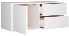 vidaXL Έπιπλο Τηλεόρασης Λευκό 80 x 34 x 36 εκ. από Επεξ. Ξύλο