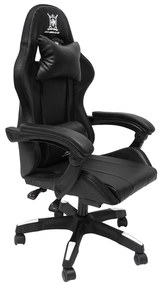 ΠΟΛΥΘΡΟΝΑ GAMING DARREN HM1203.04 ΜΑΥΡΟ-ΛΕΥΚΟ PVC &amp; NYLON 51x49x125Υεκ.