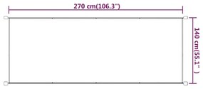 Τέντα Κάθετη Μπλε 140 x 270 εκ. από Ύφασμα Oxford - Μπλε