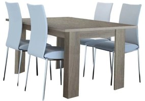 SARFURNITURE Τραπέζι Φαίη ανοιγόμενο σταχτί SAR-111139