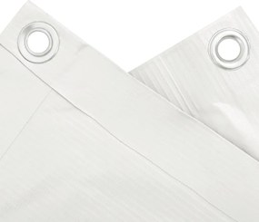 vidaXL Περίφραξη Μπαλκονιού Προστατευτική Λευκή 1000x120 εκ. από PVC