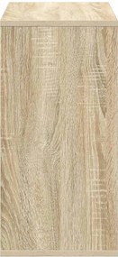 vidaXL Πλαϊνό γραφείο Δρύς Sonoma 59,5 x 27 x 57 εκ