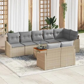 vidaXL Σετ Σαπούνιών Κήπου 9 pcs Beige, ανοιχτό γκρι 55 x 55 x 37 εκ
