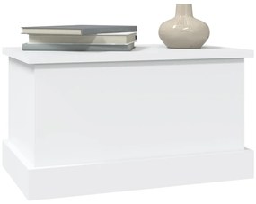 vidaXL Κουτί Αποθήκευσης Λευκό 50x30x28 εκ. από Τεχνητό Ξύλο