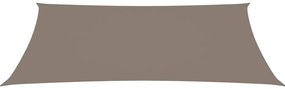 vidaXL Πανί Σκίασης Ορθογώνιο Taupe 2,5 x 5 μ. από Ύφασμα Oxford