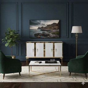 Console Tuna 120 - White, Gold White
Gold