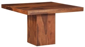 Τραπεζαρία 120x120x77 εκ. από Μασίφ Ξύλο Ακακίας