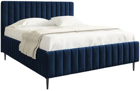 Επενδυμένο κρεβάτι Lewezo-Mple Skouro-180 x 200