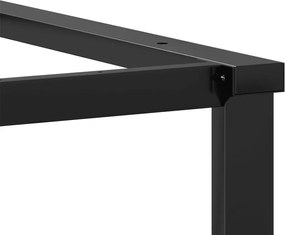 vidaXL Πόδια Τραπεζαρίας σε Σχήμα «Ο» 160x80x73 εκ. Ατσάλι