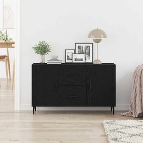 vidaXL Πλαϊνό γραφείο Μαύρη δρυς 100 x 36 x 60 εκ. Επεξεργασμένο ξύλο