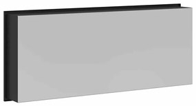 vidaXL Νίτσα Μπάνιου Μαύρο 75 x 30 x 9.5 εκ. Ανοξείδωτο ατσάλι