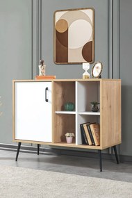 Κονσόλα Sapphire Δρυς / Λευκό SOFLON 100x44x20
