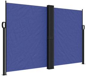 vidaXL Σκίαστρο Πλαϊνό Συρόμενο Μπλε 160 x 1200 εκ.